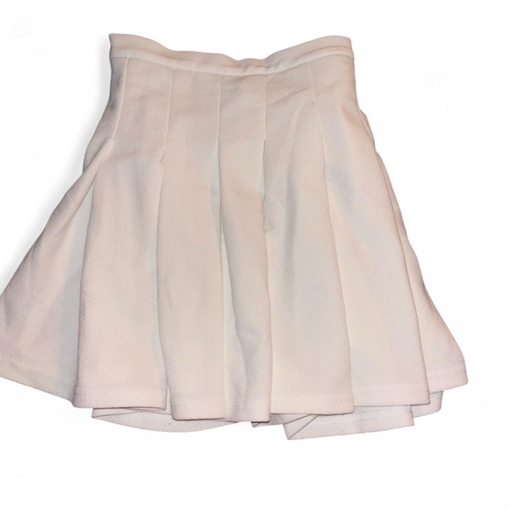SHEIN White Skater Skirt